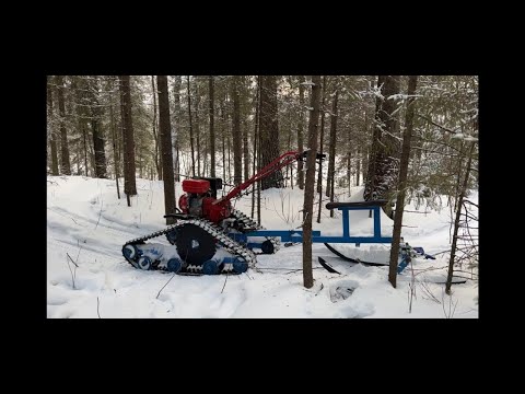 Видео: Удлиненный ГУСЕНИЧНЫЙ ПРИВОД. Зимняя прогулка.