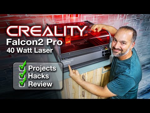 Видео: Лучший ЧЕСТНЫЙ обзор лазерного гравера на YouTube | Creality Falcon2 PRO 40 Вт