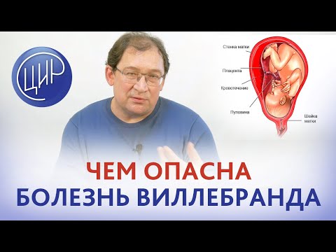 Видео: Болезнь Виллебранда. Причины отслойки плаценты и гибели плода при болезни Виллебранда. Гузов И.И.