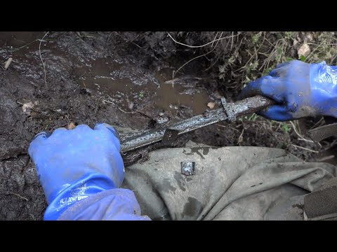 Видео: Это оставили немцы глубоко в земле, поиск с металлоискателем  // Юрий Гагарин