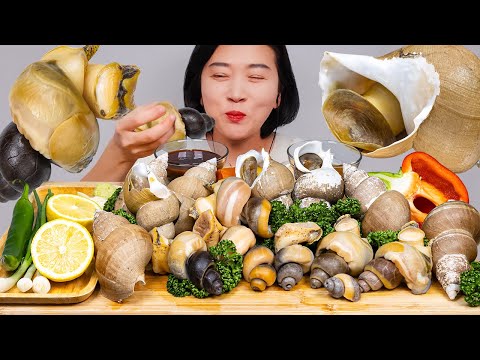 Видео: ГИГАНТСКИЕ МОРСКИЕ УЛИТКИ НА ПАРУ АСМР МУКБАНГ EATING SOUNDS