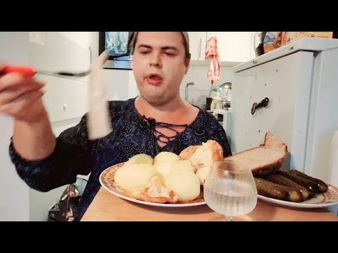 Видео: Мукбанг 😋 обжорство 😋 ох наклюкалась