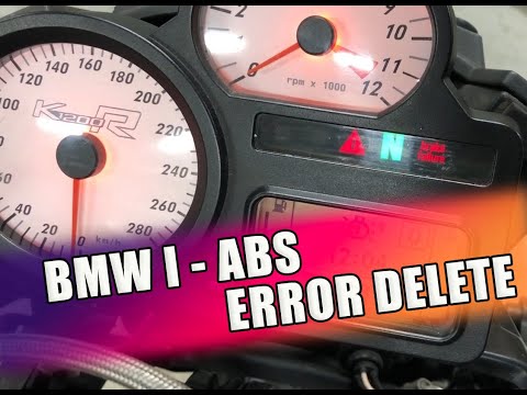 Видео: BMW K1200R EASY I — УДАЛЕНИЕ КОНТРОЛЬНОЙ ЛАМПЫ ABS ПОСЛЕ СНЯТИЯ ABS