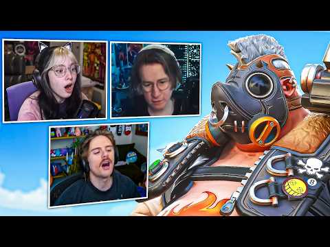 Видео: Стримеры, сразитесь с моим Турбосвином! с реакциями | Overwatch 2