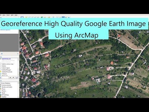 Видео: Как загрузить изображение Google Earth и выполнить его геопривязку в программном обеспечении ArcG...