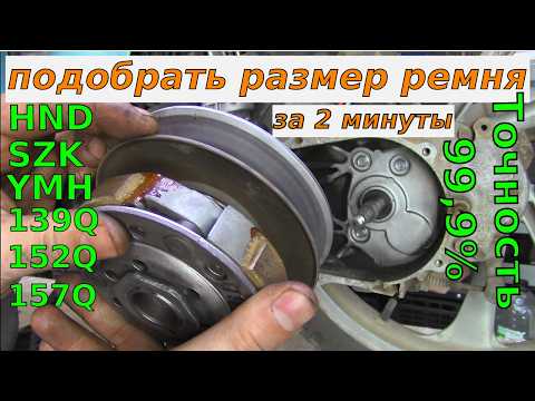 Видео: Идеальный (Заводской) Размер Ремня Вариатора на Любой Скутер. На Примере Honda VIA AF43. За 2 минуты