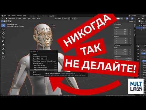 Видео: Самые частые проблемы при работе с Rigify