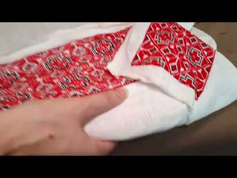 Видео: Вышываю кітайскіе наборы й рушнік