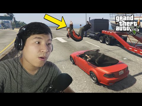 Видео: МАШИНАҒА СЕКІР!!! - GTA V #2