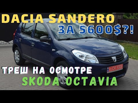 Видео: Сколько стоит хороший Dacia Sandero? Ч.II. Skoda Octavia Tour, мусорное ведро и неуловимый продавец.