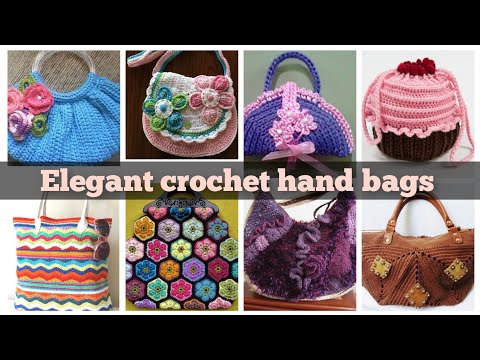 Видео: #1 уникальные стильные модели сумок, связанных крючком/последние привлекательные модели сумок, св...