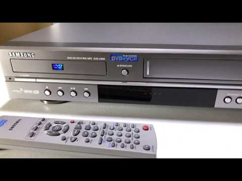 Видео: DVD-видеомагнитофон Samsung DVD-V2000 Combo