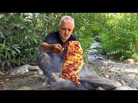 Видео: Мой любимый кебаб из бараньих ребрышек | Рецепт салата из свежих овощей | Готовим в деревне