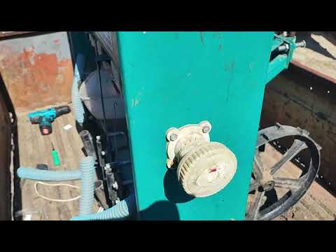 Видео: Зерновая китайская сеялка доработка под посев люцерны.