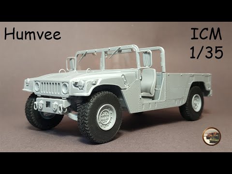 Видео: Вантажний ХАМВІ Повна Збірка | НОВИНКА від ICM Humvee 1097A2 в 1/35 масштабі