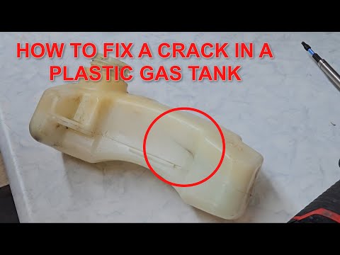 Видео: Как устранить течь в пластиковом бензобаке