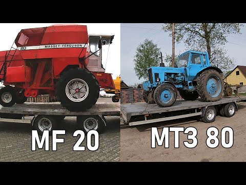 Видео: Massey Ferguson 20 з Волині на Вінничину. МТЗ 80 з причіпом на другий день
