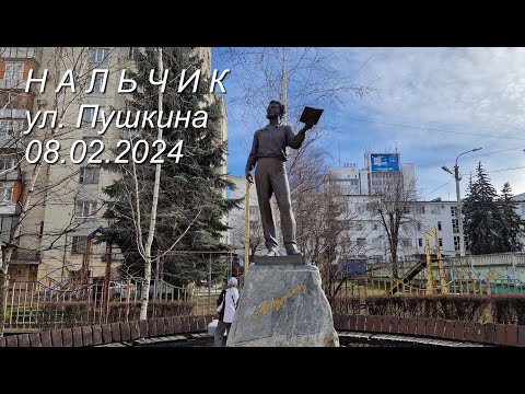 Видео: Нальчик, ул. Пушкина. 08.02.2024г.