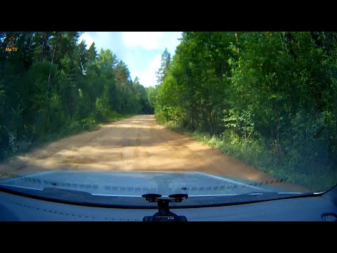 Видео: Дорога из города Осташков в Ширков погост