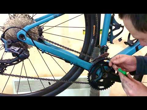 Видео: Shimano GRX Grevel derailleur installation установка, настройка переднего переключателя