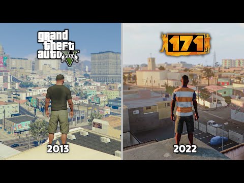 Видео: 171 vs GTA V - Сравнение физики и деталей