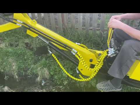 Видео: Мини-экскаватор ПЭ-2