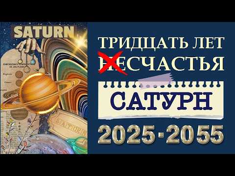 Видео: СУДЬБОНОСНЫЙ ЦИКЛ САТУРНА 2025-2055 . ВСЕ ЗНАКИ. ПЕТЛЯ САТУРНА. ЧТО ДЕЛАТЬ