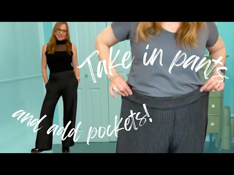 Видео: Начинаем переделку! Добавьте карман, пока штаны становятся меньше.