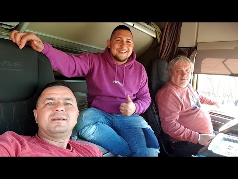 Видео: Събеседване с колегите на път към дома | Denis Kadirow TruckVloger