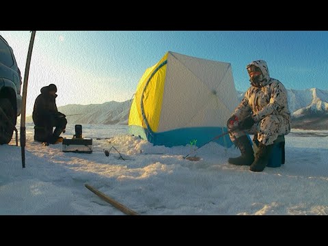 Видео: Зимняя рыбалка на омуля. Байкал 15.02.25 г.