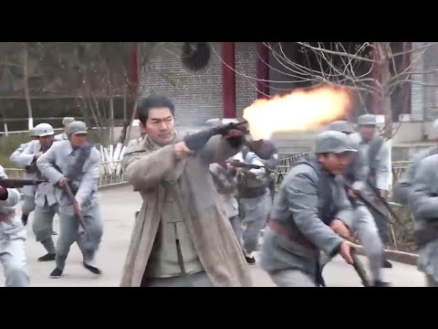 Видео: Китайская армия устроила засаду и атаковала японскую армию с трех направлений, уничтожив их!