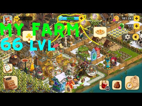 Видео: MY FARM 66 LVL - Klondike Adventures :) Моя ферма 1 тыс. энергии в день - советы начинающим игрокам