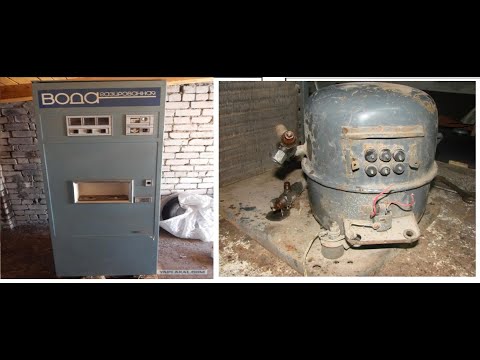 Видео: Компрессор от советского аппарата газированной воды сколько меди в нем?