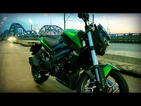 Видео: Bajaj Dominar 400 / Неспешная обкатка / Вечерний Киев