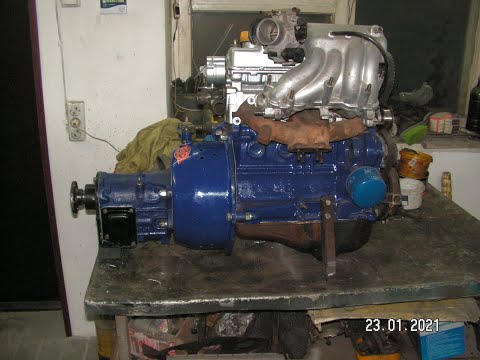 Видео: Переделка КПП от Москвича для минитрактора.