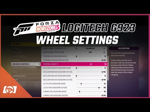 Видео: Лучшие настройки руля Logitech G923 для Forza Horizon 5