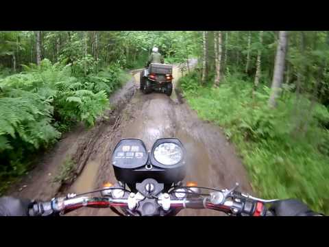 Видео: Грязевые покатушки на ИЖ Юпитер 5 #1 (Лес, грязь и лужи)