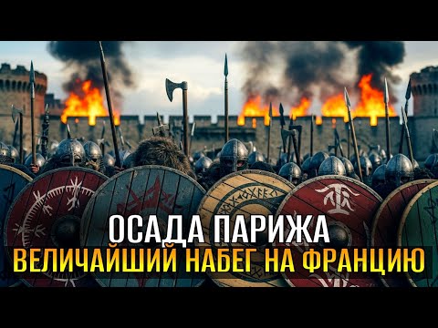 Видео: КАК 1000 ВИКИНГОВ НА 120 КОРАБЛЯХ ВЗЯЛИ ПАРИЖ! Запретная история осады.