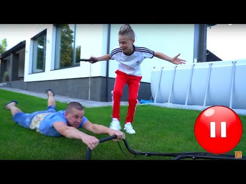 Видео: СЧЕСАЛ всё ПУЗО...Поставил на ПАУЗУ крёстного ПАПУ!!!Издеваюсь...