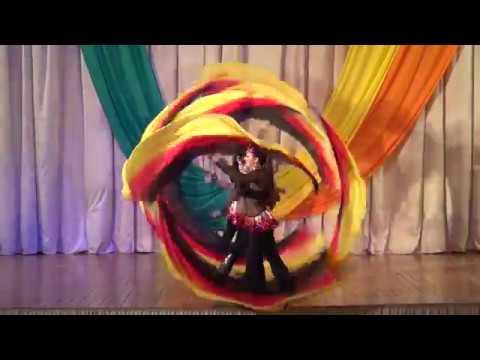 Видео: [АЛЬРАМИ] Танец с вейл-поями "Музыка огня" / [ALRAMI] Dance with veil poi "Music of Fire"