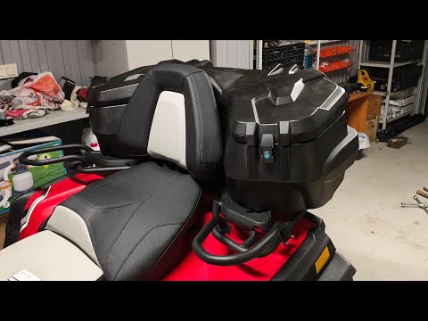 Видео: Установка кофра GKA307 багажника и надежных стальных ручек пассажира на РМ800Т "без колхоза" #рм800 