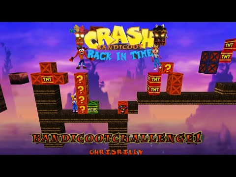 Видео: Crash Bandicoot - Фан-игра Back In Time: Пользовательский уровень: Bandicoot Challange 1 от Chris...