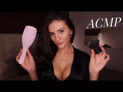 Видео: АСМР | Ты опаздываешь на свидание? Накрашу тебя 💄