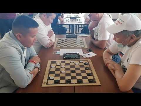 Видео: Командный чемпионат мира по русским шашкам (рапид) 1 партия