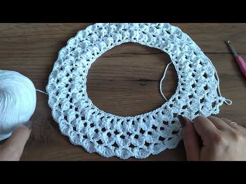 Видео: Эффектный ажурный узор крючком.