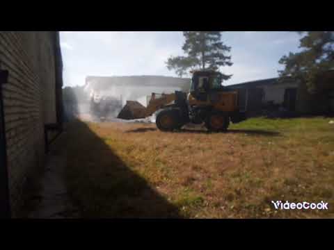 Видео: погрузчик LUGONG, зил 130     в работе.. погрузка залы.