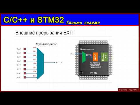 Видео: STM32. Внешние прерывания EXTI