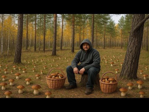 Видео: ГРИБНИК Забрёл на ОСТРОВ где Белые Грибы не Видели ЛЮДЕЙ