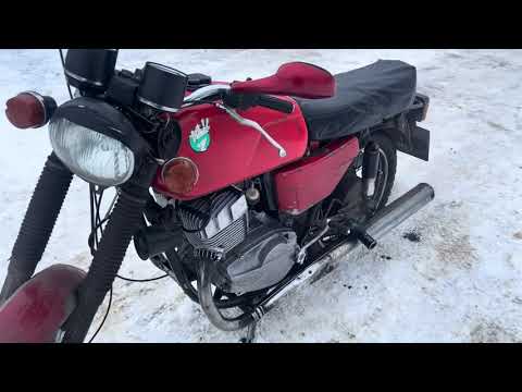 Видео: Двигатель Ява (Jawa) 350/638 тест 28.01.2024 после ремонта (г. Раменское, Московская область)