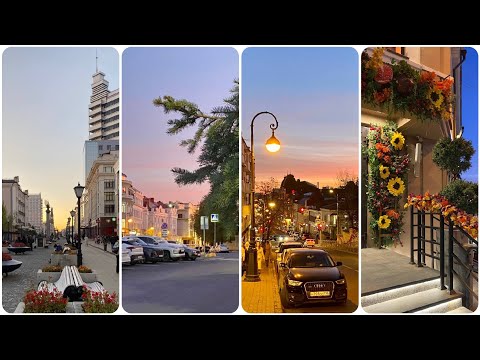 Видео: Казань, 30 сентября - центральные улицы вечернего города.